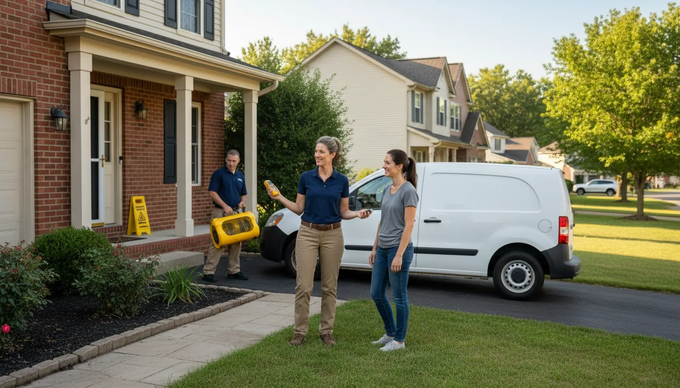 Water restoration image for Water Damage & Restoration Services in Austin, MN
